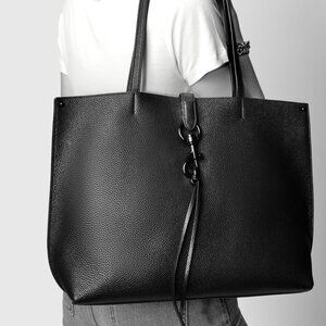 New Rebecca Minkoff Megan Tote Bag Matte Black Black Hardware  No Tags